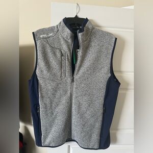 Men’s Ralph Lauren X Terry-Paneled Fleece Vest